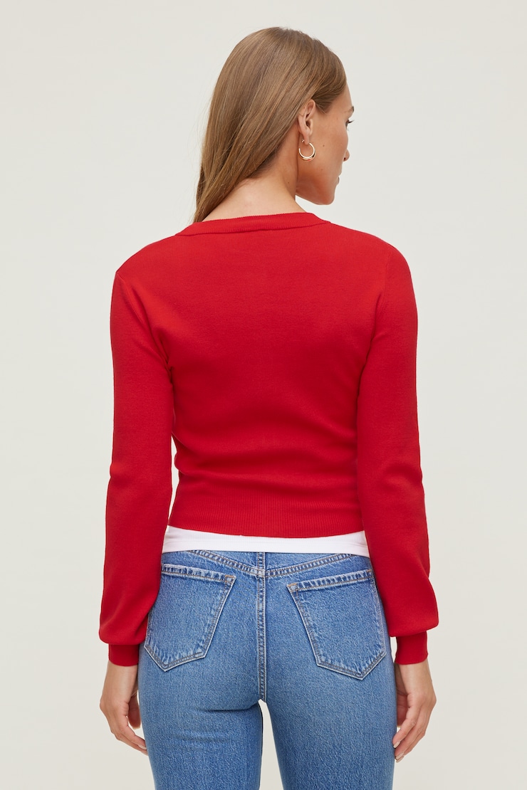 Rebecca Crewneck Cardigan