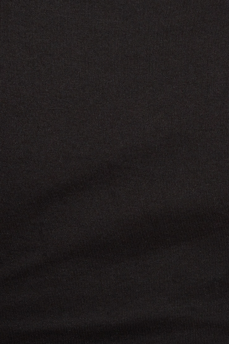 Stormi T Shirt, Jet Black with "St. Tropez" Art, large