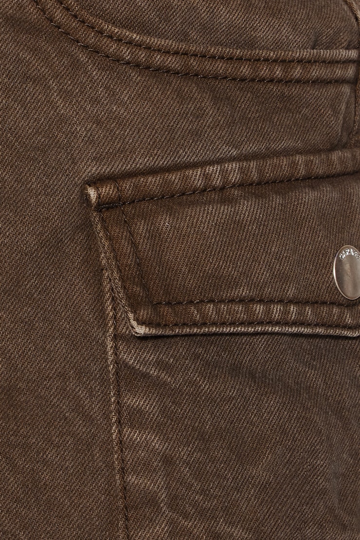 Cargo Micro Skort, Diesel Brown, large