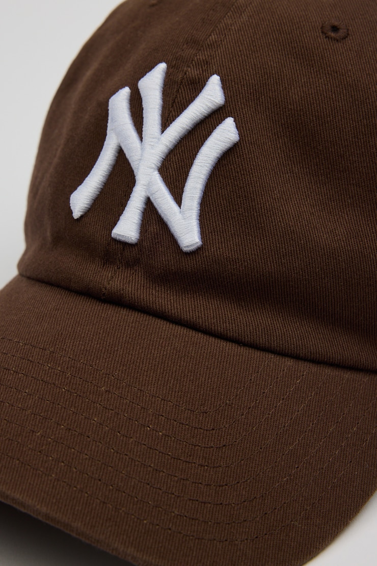 47 BRAND Clean Up Cap  - NY, Armadillo Brown, large