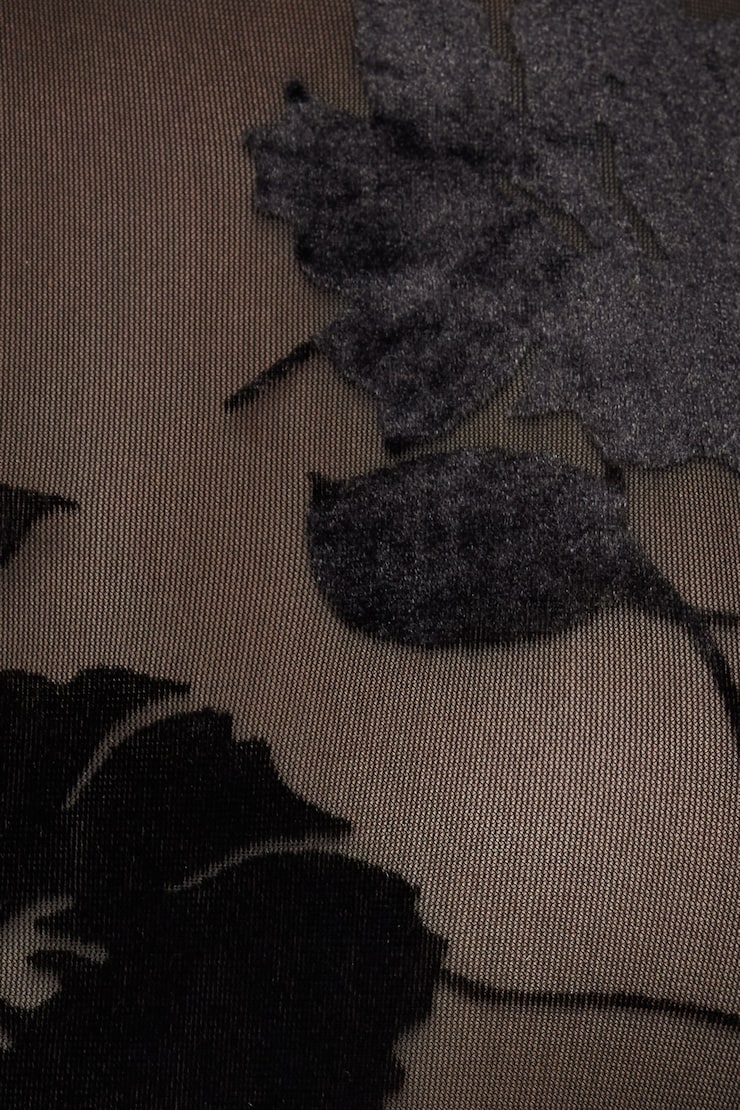 Kyla Sheer Bodysuit Black | Dynamite