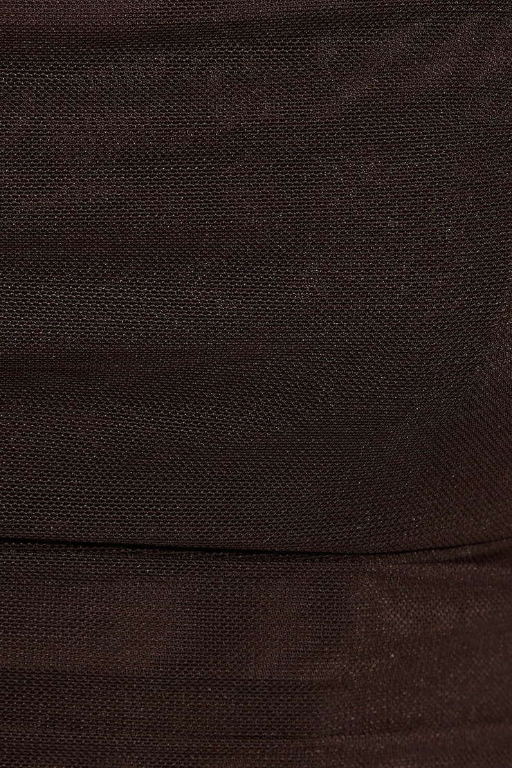 Ally Mesh Peekaboo Bustier, Armadillo Brown, large