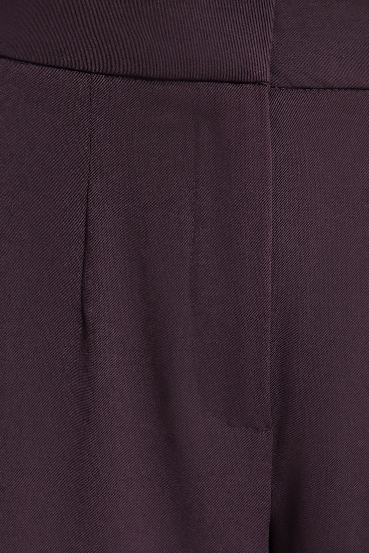 Yasmin Straight Leg Pants Black Cherry large