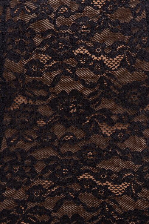 chinese dress ladies SILENTIUM MINI DRESS IN BLACK LACE  DE LA VALI OFFICIAL