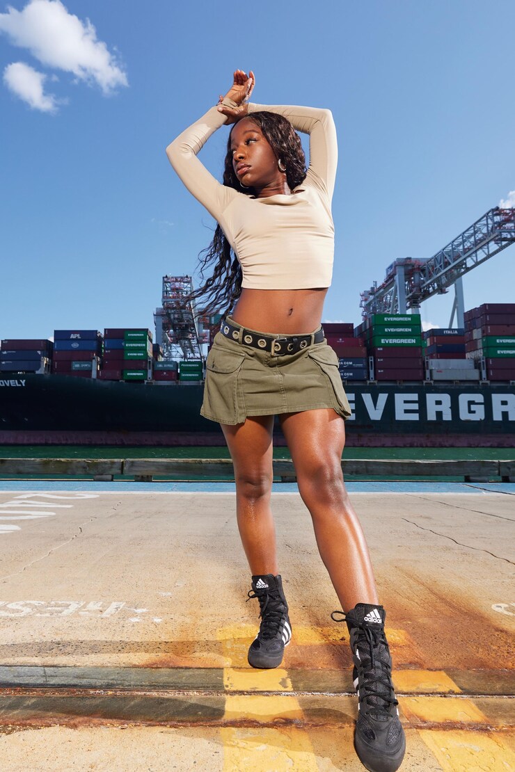 Tia Cargo Skort, Army Green, large