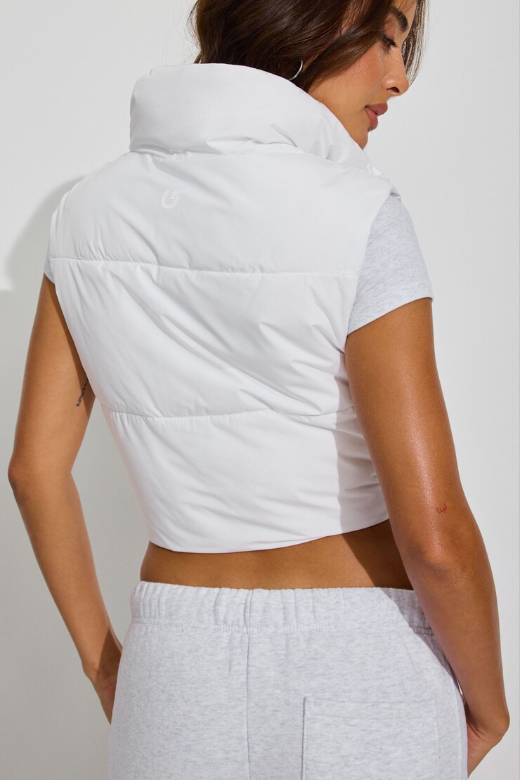 Mini Puff Vest 2.0, Bright White, large