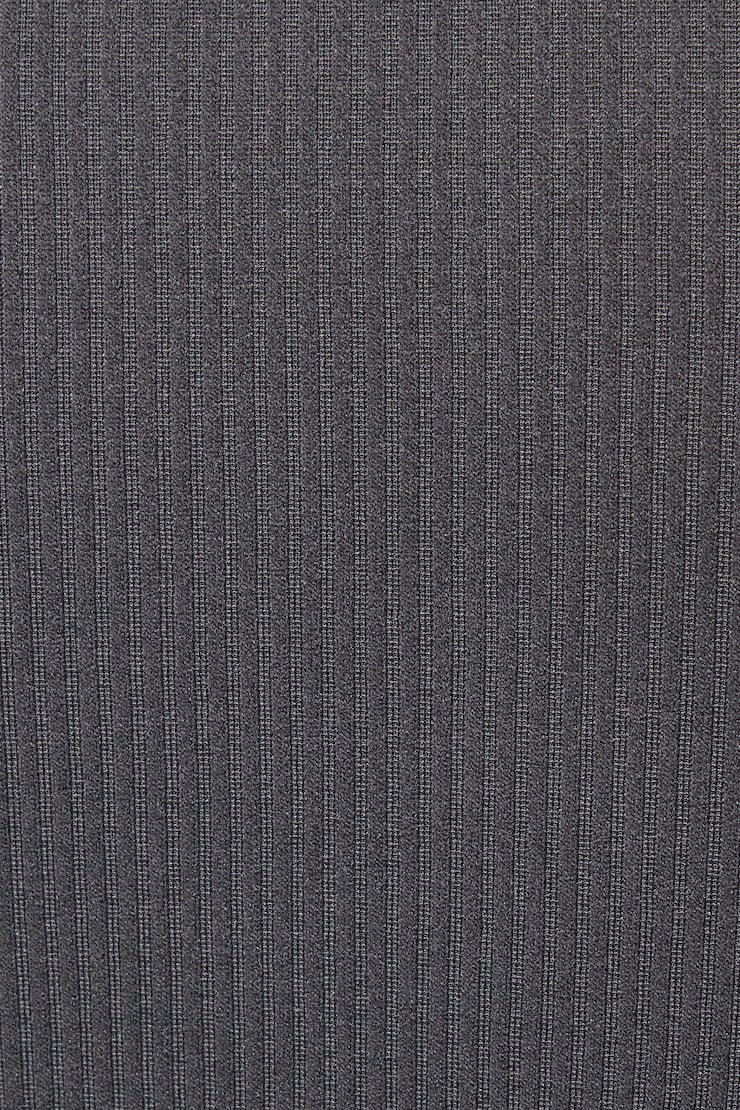 Sonia Seamless Long Sleeve Top , Forged Iron Grey, large
