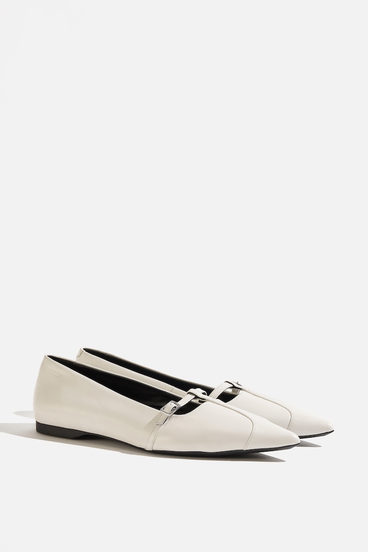 VAGABOND | Hermine Ballet Flats White large
