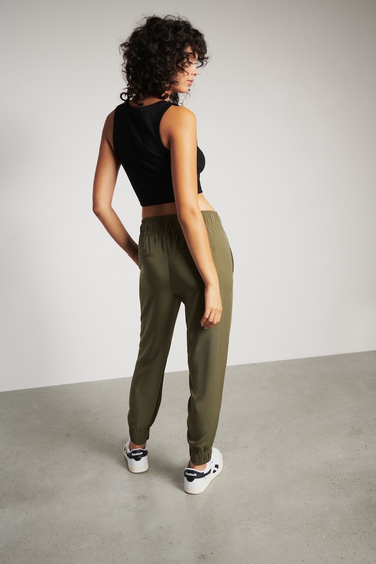 Jogger Sacha à taille haute Kalamata Green large