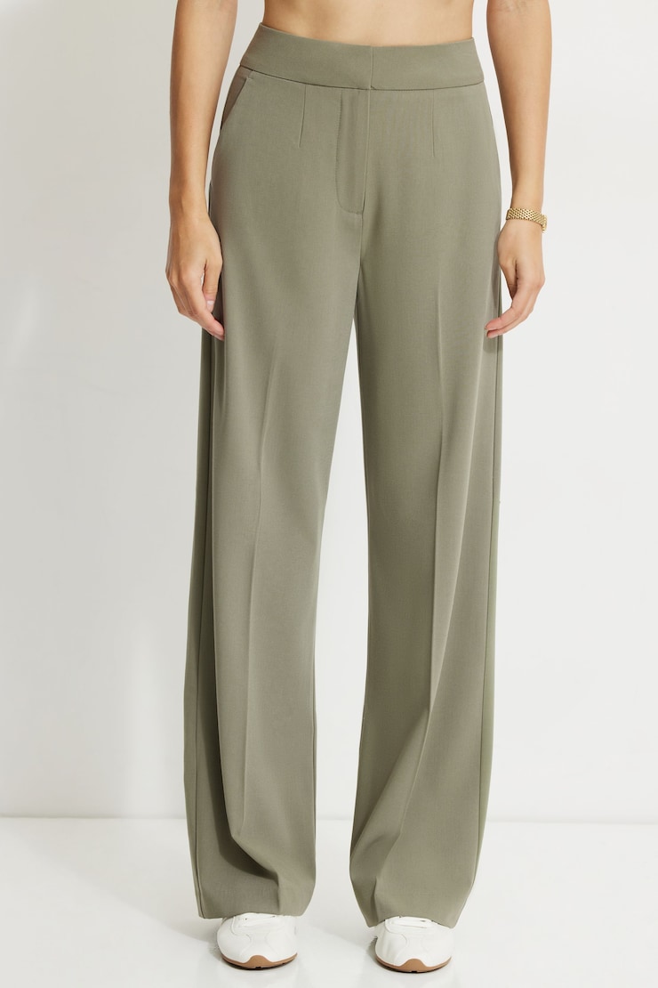 Yasmin Straight Leg Pants Deep Lichen Green large