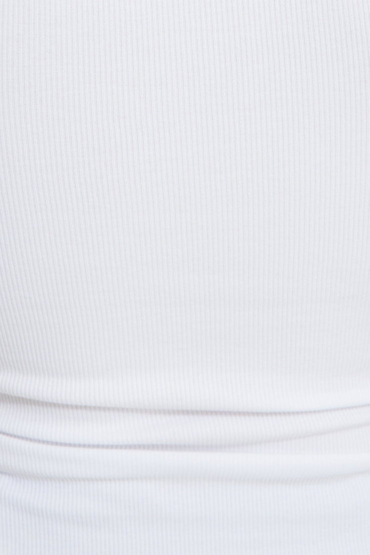 Rio Ribbed Tank Top Bright White large