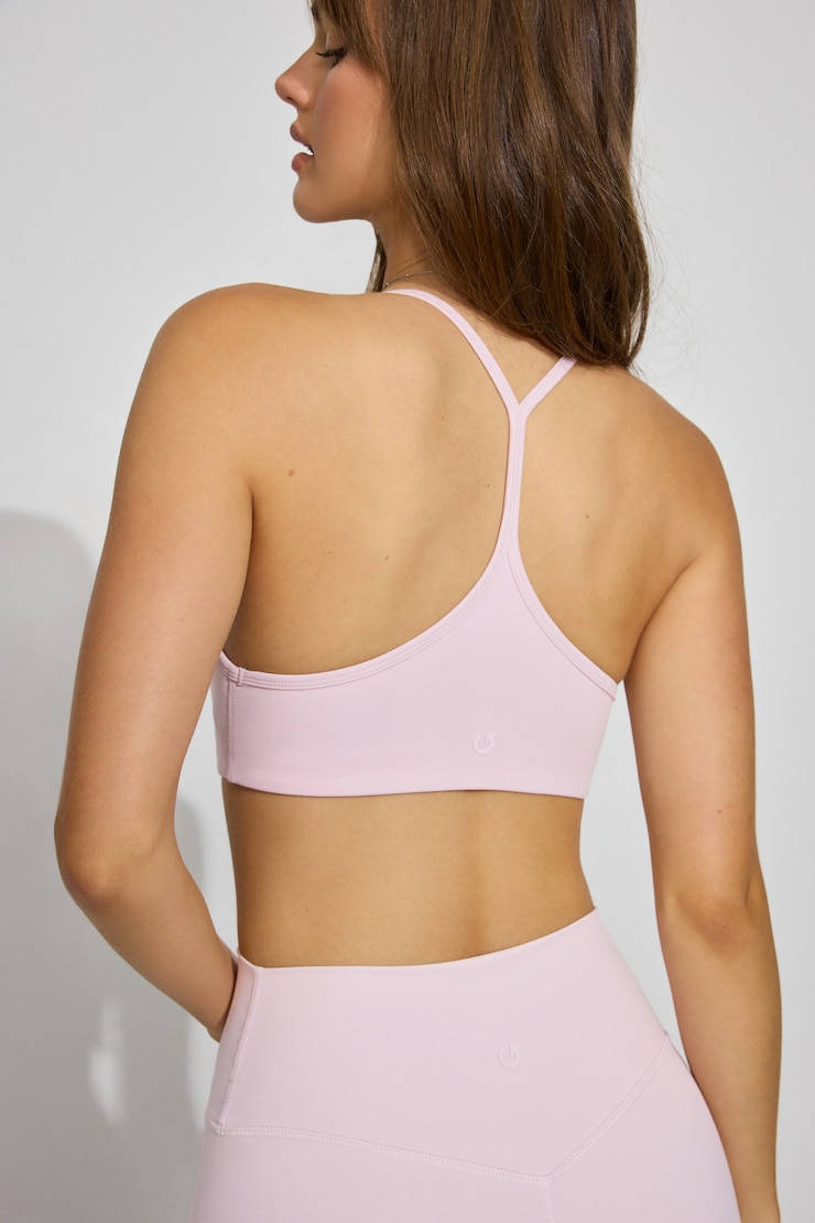 Bralette Active à dos en Y, Rose pâle, large
