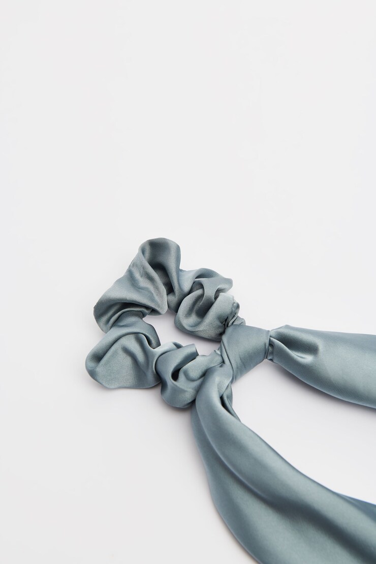 Scrunchie Scarf Stormy Sea large