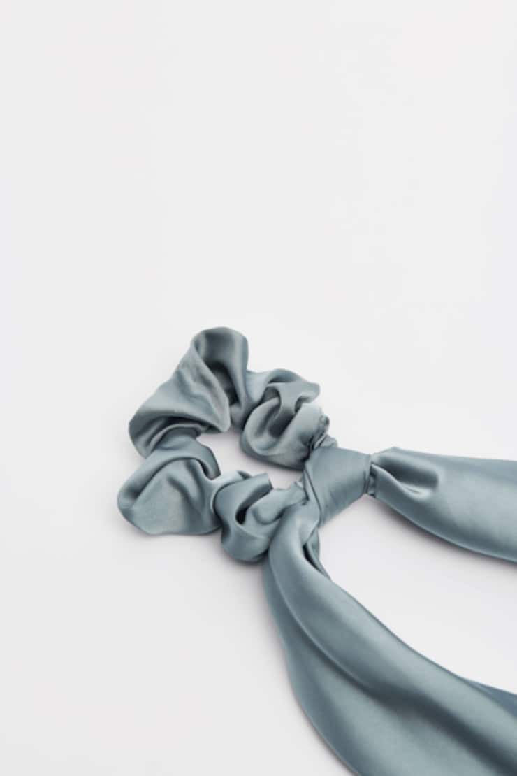 Scrunchie Scarf Stormy Sea large