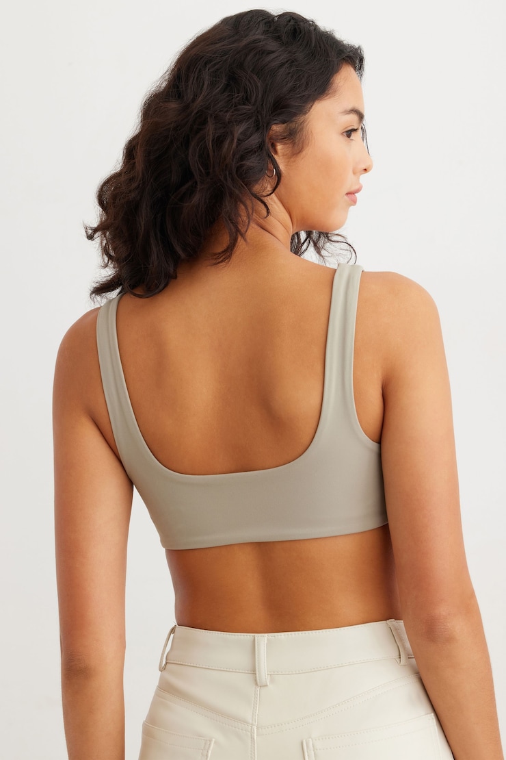 Alani Sculpt Micro Bra Top Vintage Khaki large
