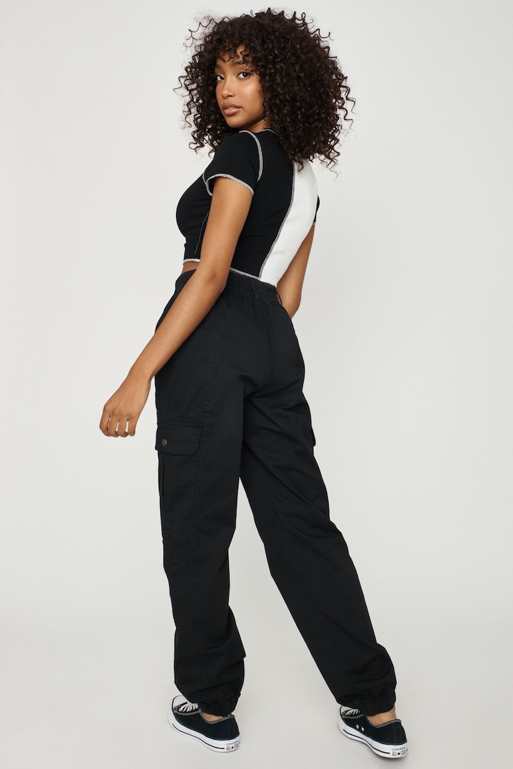 Brianna Bubble Pant , Jet Black , large