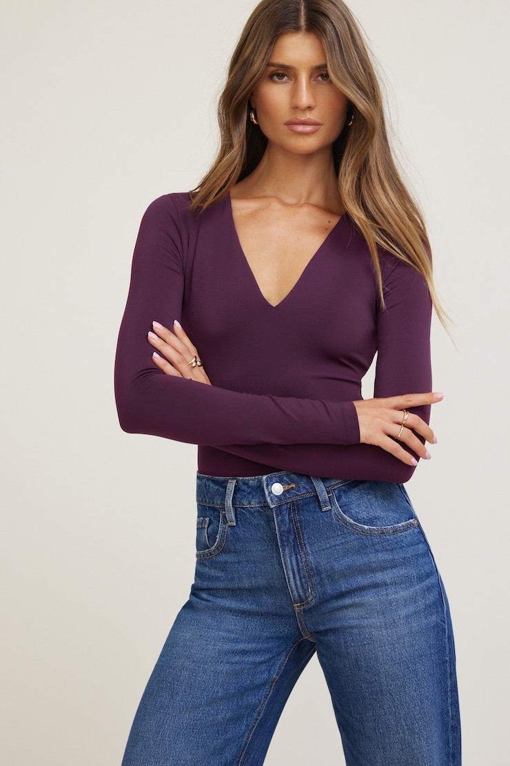 Sculpt Deep Plunge Bodysuit