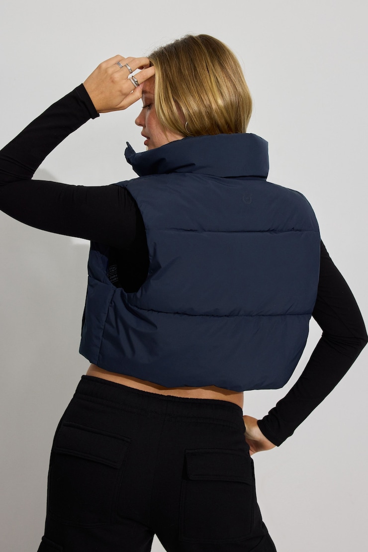 Mini Puff Vest 2.0, Mariana Blue, large