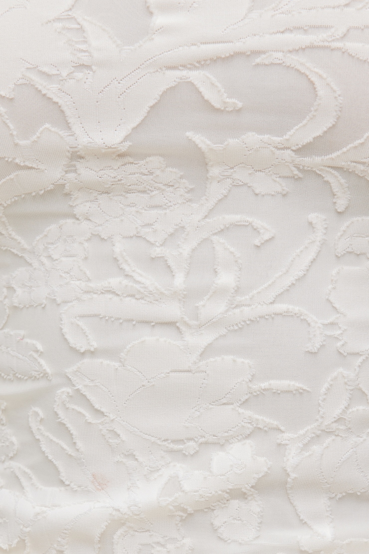 Haut en jacquard à manches longues Nola