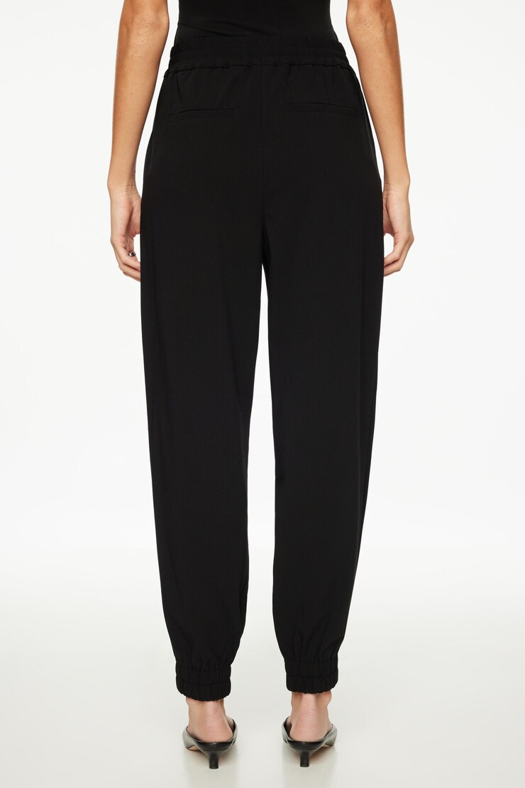 Sacha Twill Jogger Pants Jet Black  large