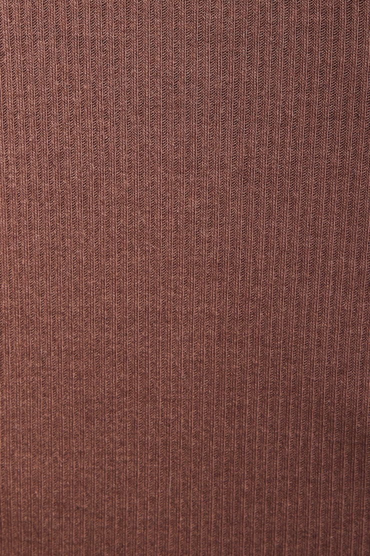 Cami à bordure en dentelle, Brun sac de magasinage, large