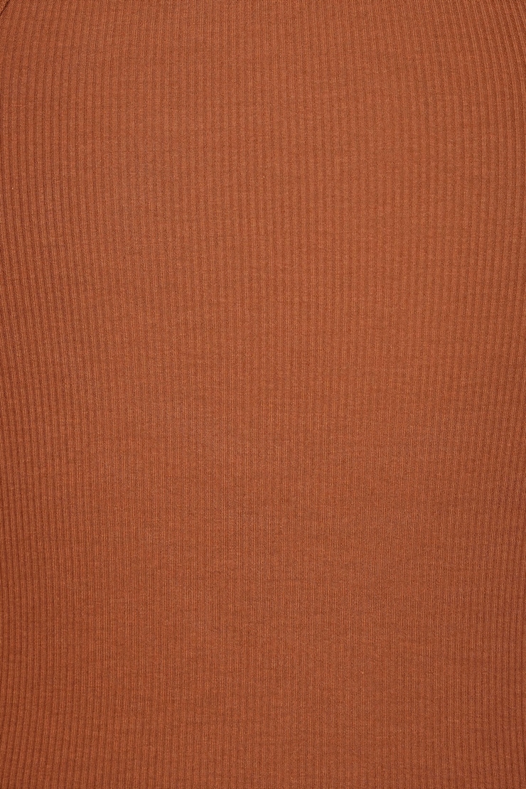 Pia Ribbed Tank Top Arabian Spice Red large