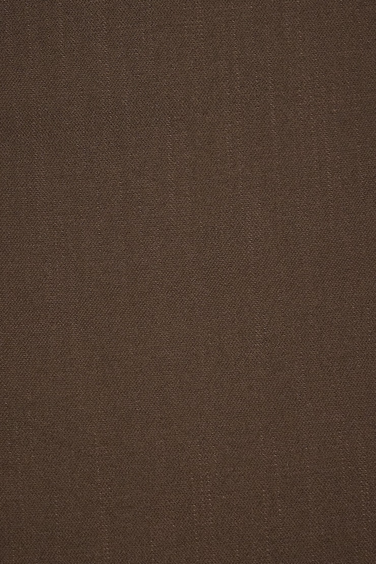 Halter Square Neck Mini Dress French Roast Brown large