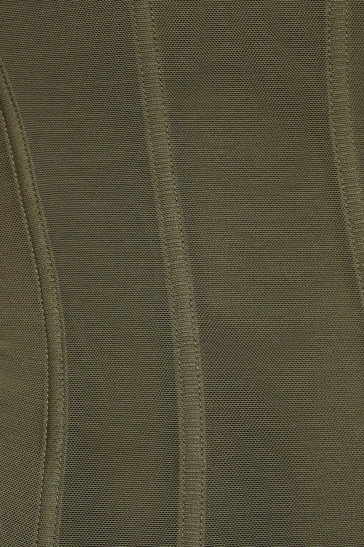 Mesh Longline Tube Corset