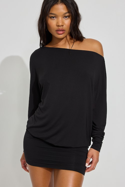slim fit dress slacks LONG SLEEVE LOOSE FIT DANCE DRESS main image 1