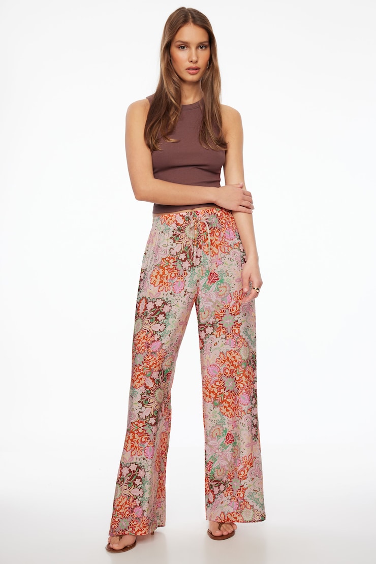 Rafaelle Wide Leg Pants Multicolour Floral large