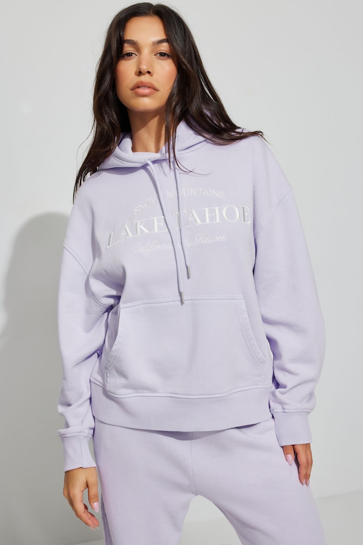 Oversized Classic Hoodie PURPLE | Garage