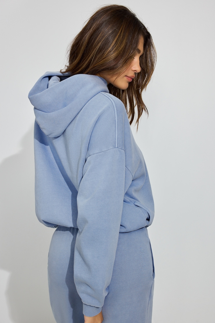 UltraFleece Hoodie, English Manor Blue, large