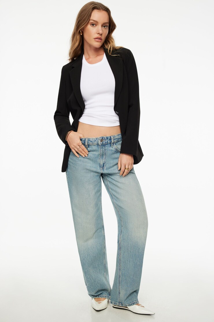 Adeline Single Breasted Blazer Jet Black large