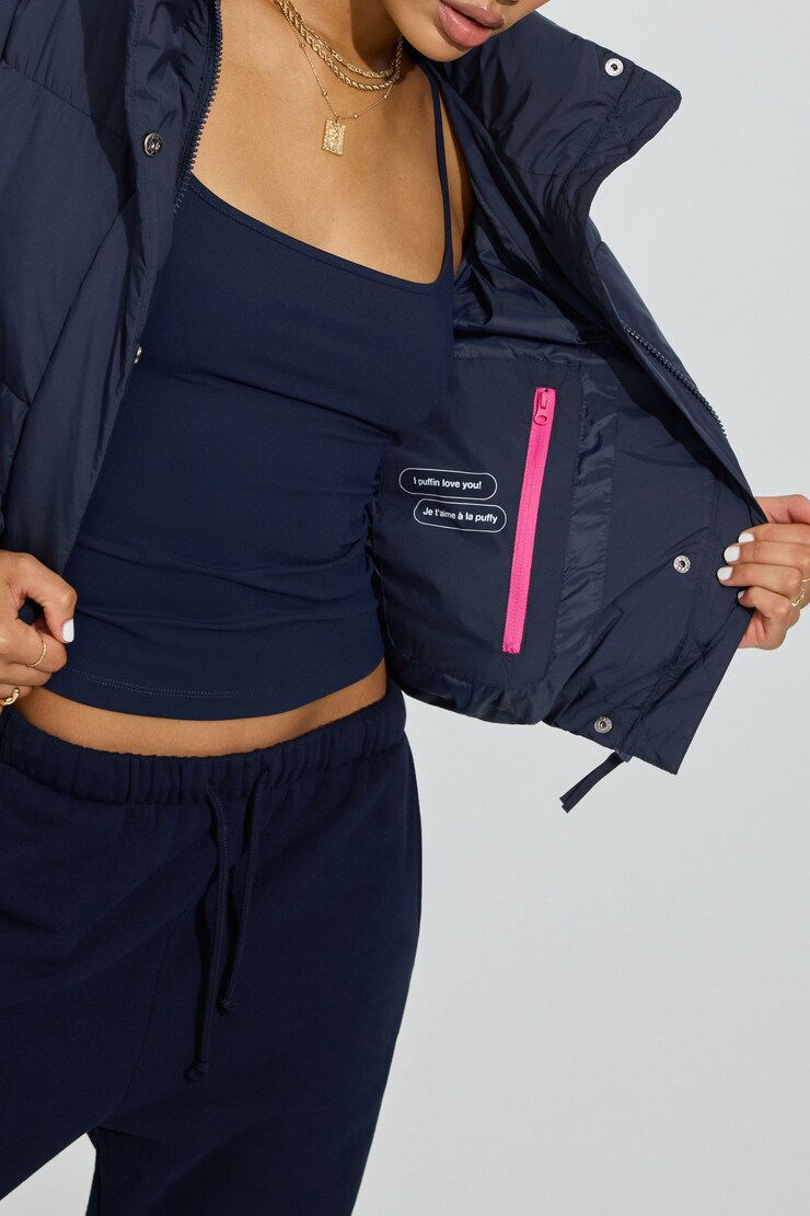 Mini Puff Jacket, Mariana Blue, large