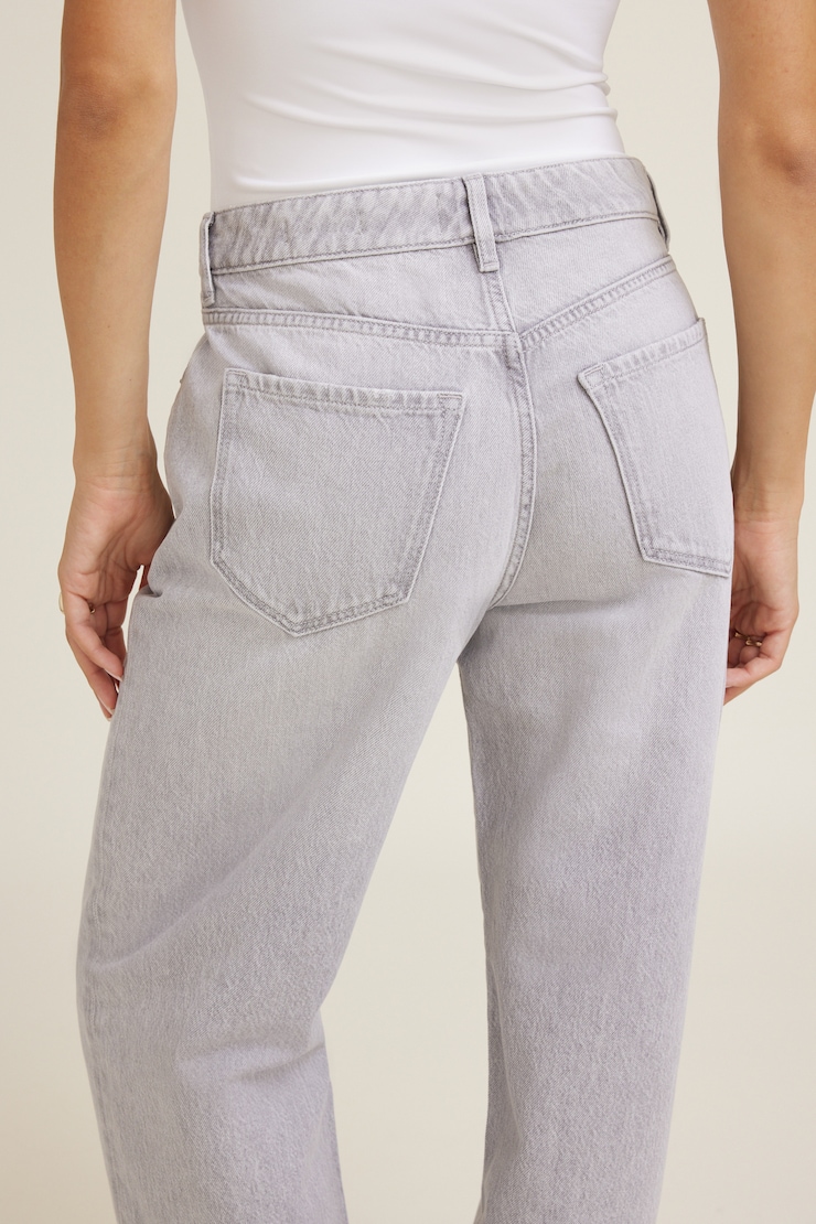 Mika Mid Rise Relaxed Straight Leg Jeans