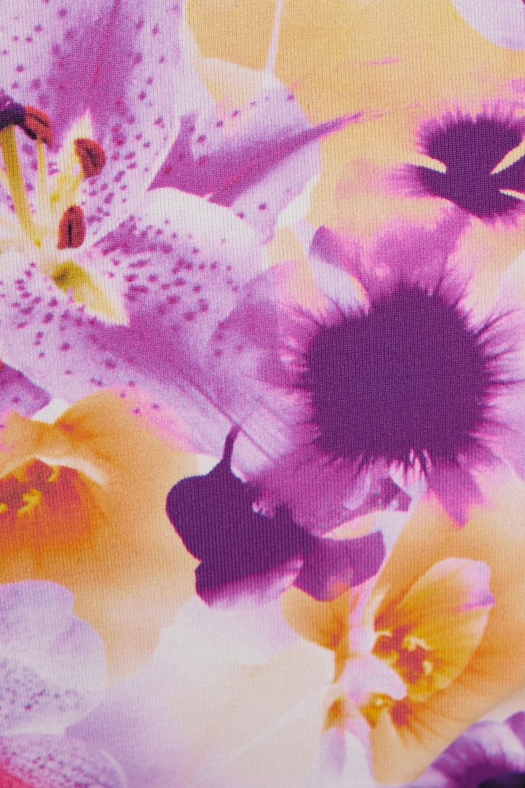 Bas de bikini boomerang froncé