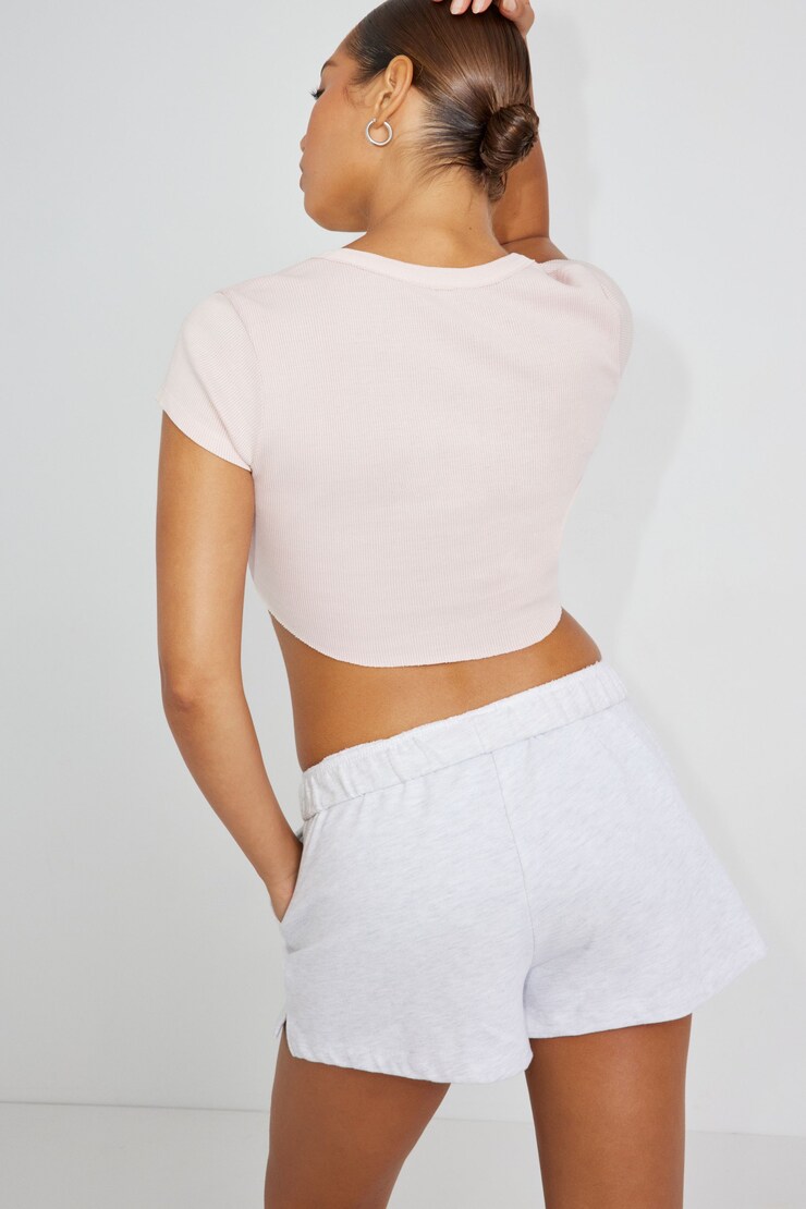 Ryder Henley Tee, Washed Chalk Pink, large