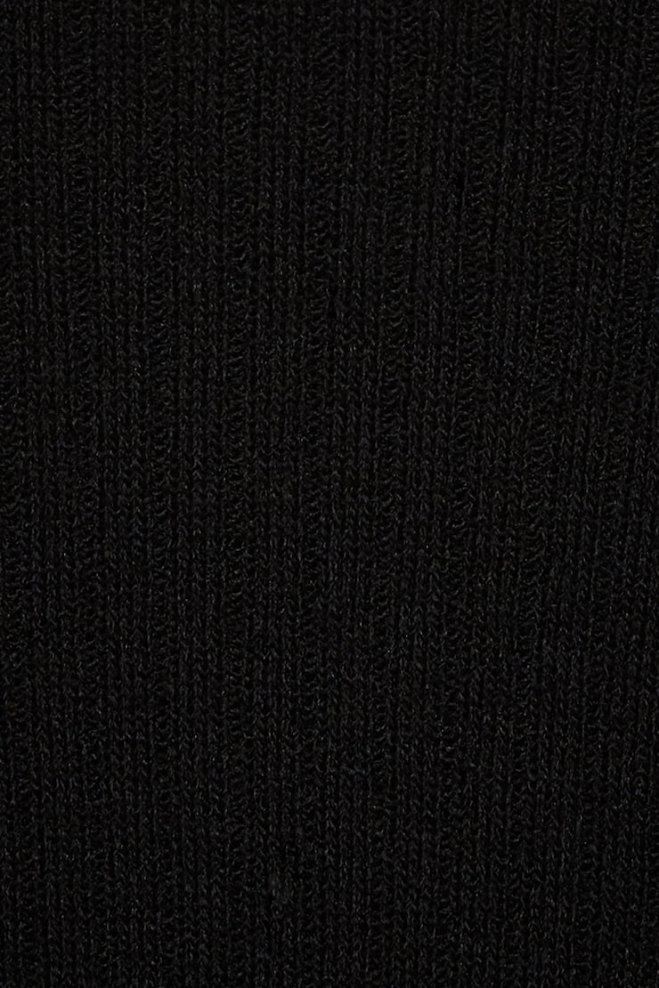 Polo Sweater Bodysuit  Jet Black  large