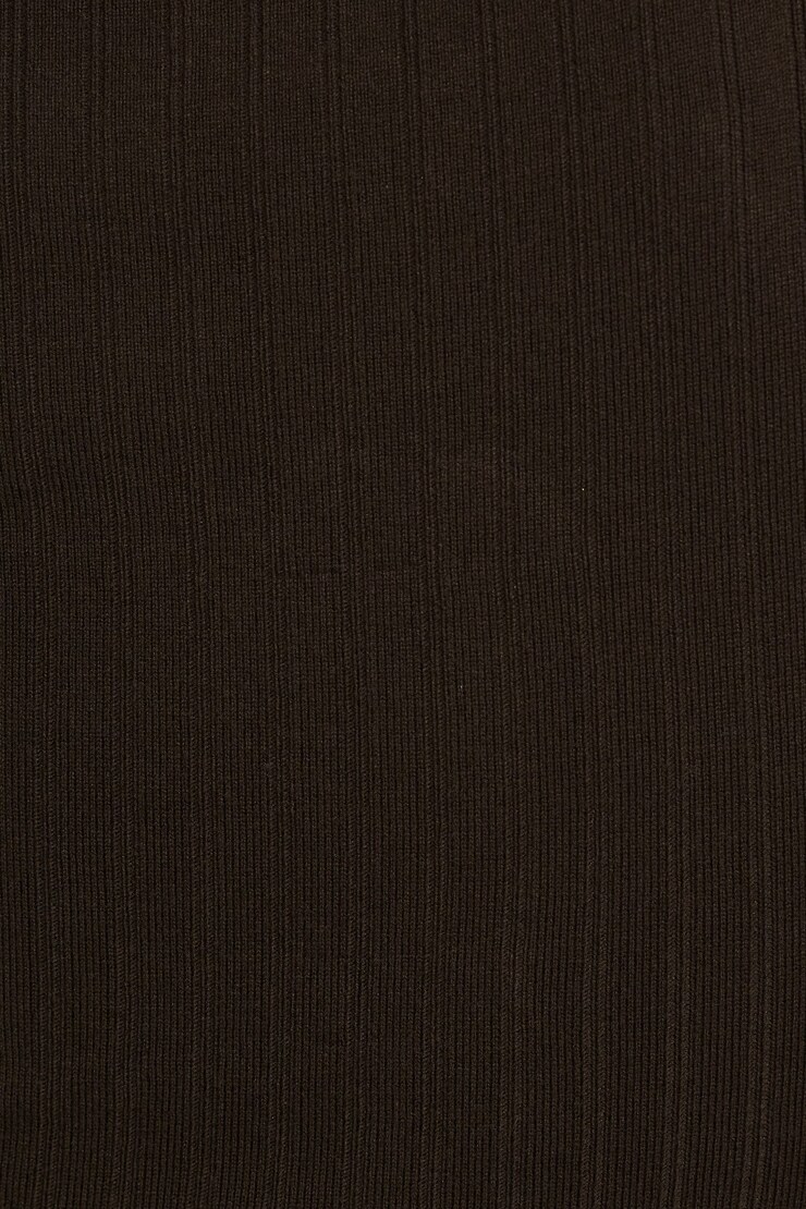 Scoop Neck Mini Dress, Armadillo Brown, large