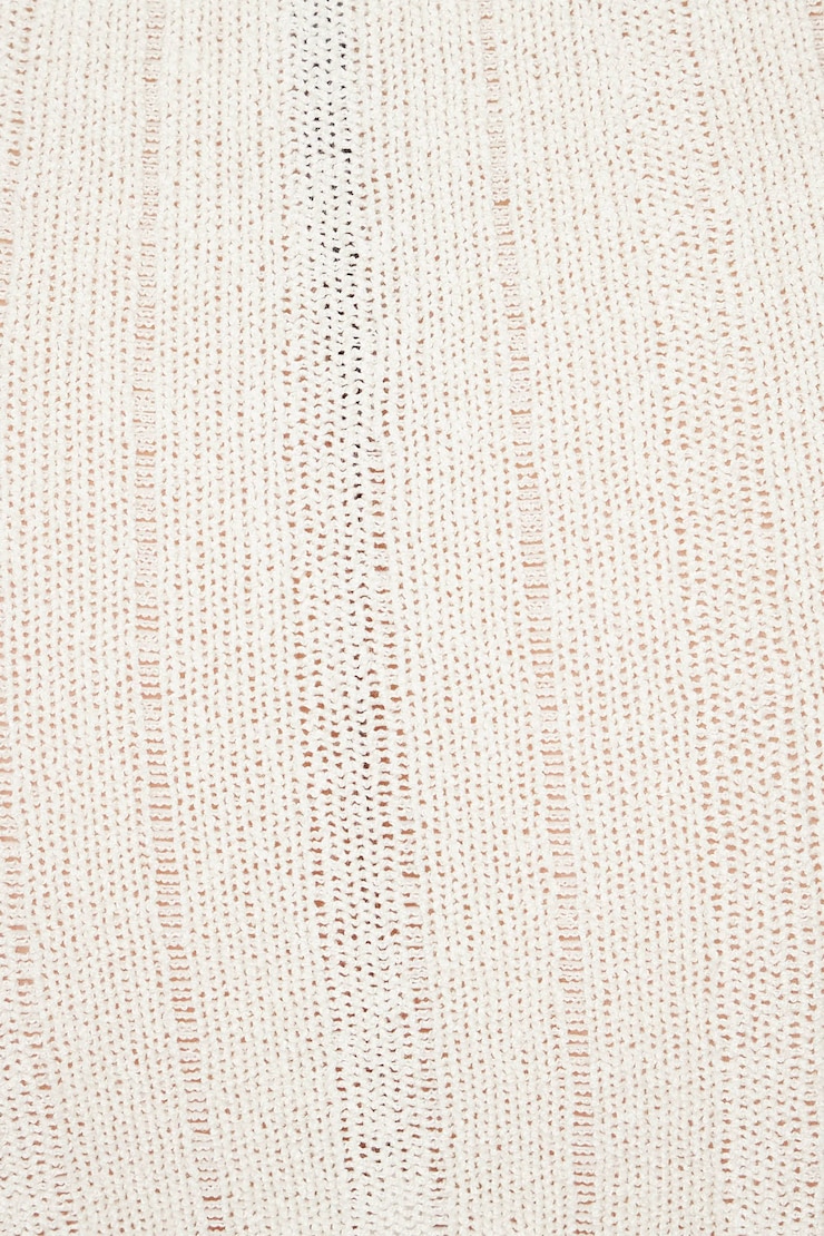 Jupe maxi moulante en tricot côtelé