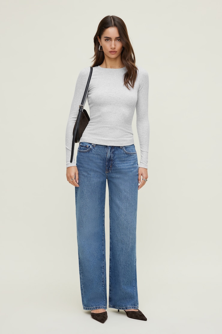 Tedi Ribbed Long Sleeve T Shirt