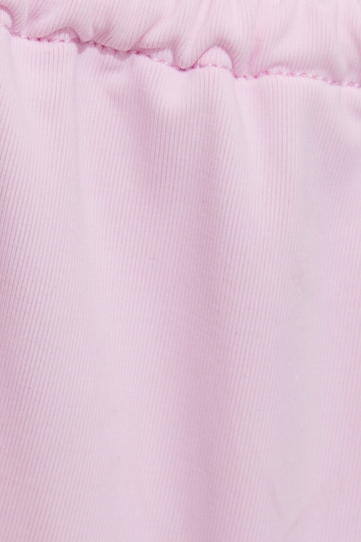 Side Tie Ruched Bikini Bottom, Pink Lady, large