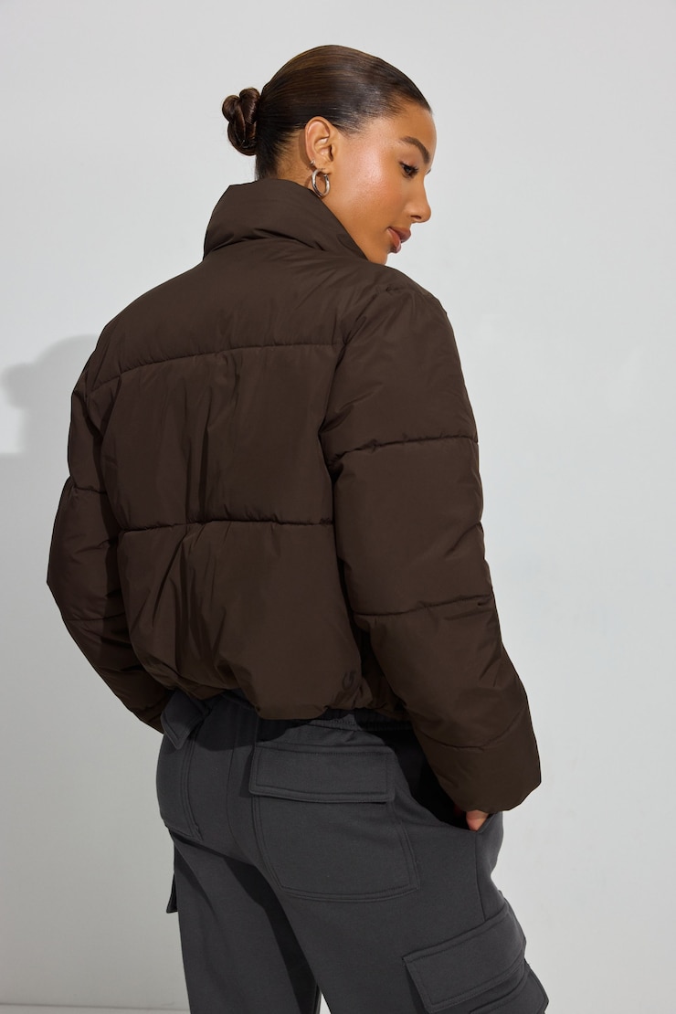 Mini Puff Jacket, Armadillo Brown, large