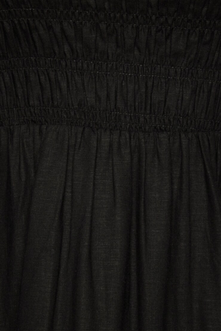 Neve Linen Maxi Dress Jet Black  large
