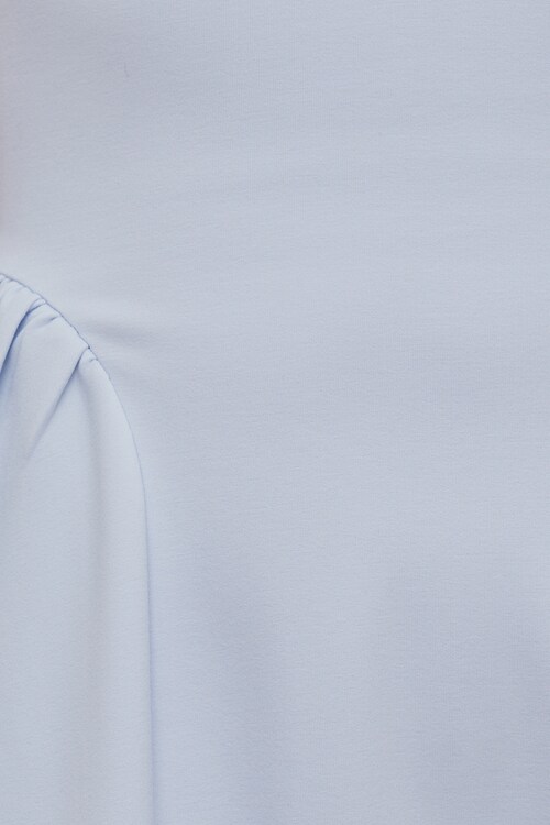 Iris Flared Ponte Maxi Dress Blue | Dynamite