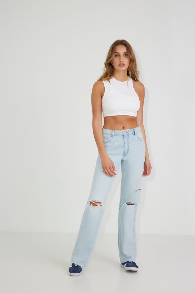 '90s Straight Jean - Mallory Blue, Mallory Blue, large