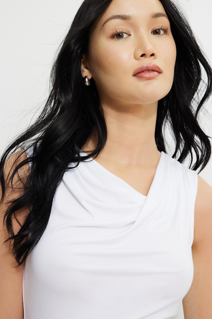 Camisole drapée en jersey