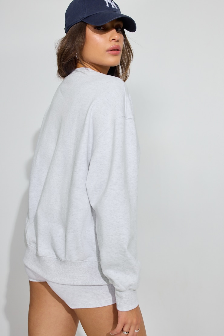 SoftTerry Oversized Crewneck Sweatshirt Grey | Garage