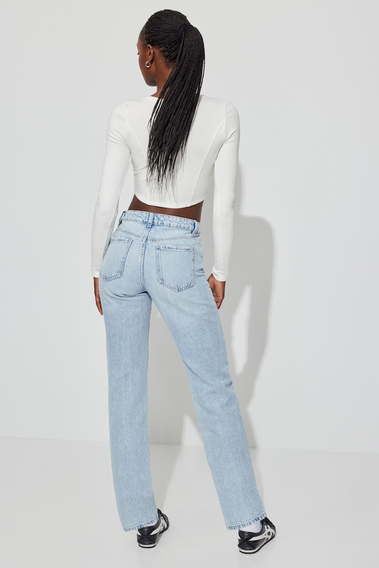 Vintage Straight Jean, Kaia Blue, large
