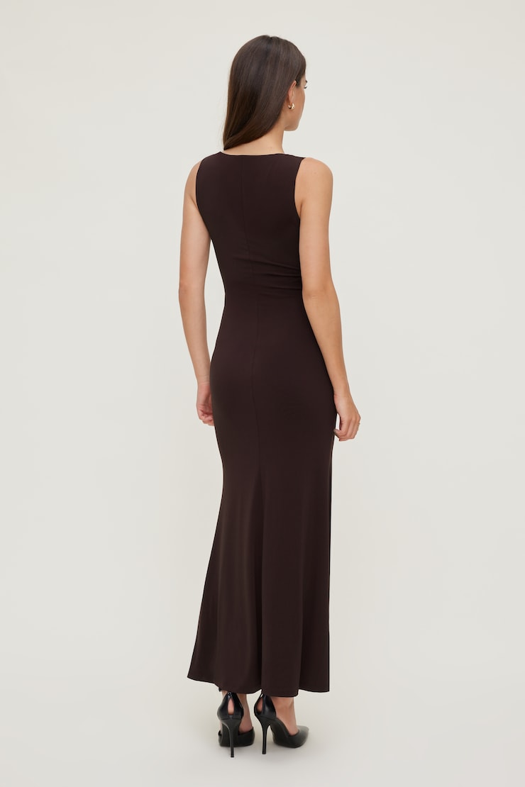 Sculpt Twisted Maxi Dress Cherry Lacquer Burgundy large